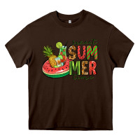 Chocolate Brown sweet summer time Heavy Core Tee - Jasminsmagicworld