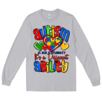 Moon Dust autism is not a disability it's a different abilit Long Sleeve Tee - LillyAllenDesigns