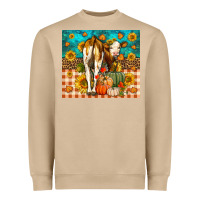 Mushroom Western Fall Heifer Heavyweight Sweatshirt - LillyAllenDesigns