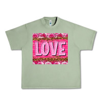 Oil Green love valentines day Urban Heavy Tee - NancyCooperArtShop