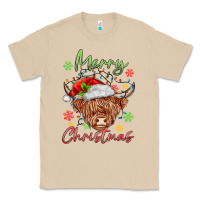 Mushroom merry christmas cow Classic Tee - MaliasSmallBusiness