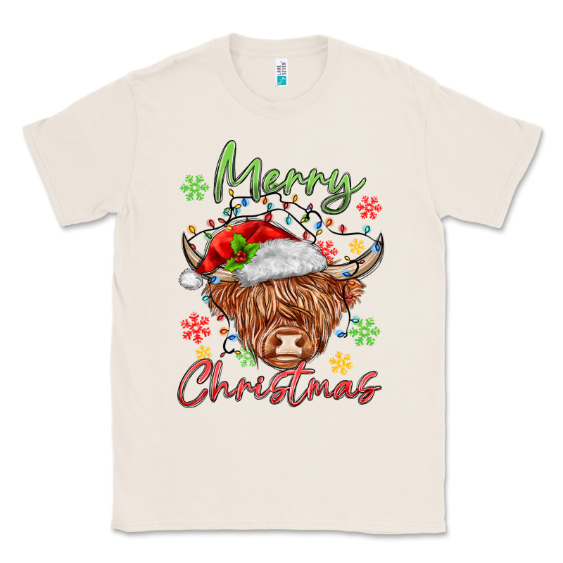 Merry Christmas Cow Classic Tee by MaliasSmallBusiness | Teevron