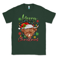Sports Green merry christmas cow Classic Tee - MaliasSmallBusiness