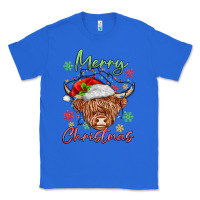 True Royal merry christmas cow Classic Tee - MaliasSmallBusiness