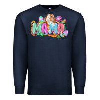 Navy Western Mama Easter Premium Sweatshirt - CowGirlArtShop