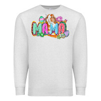 Oatmeal Heather Western Mama Easter Premium Sweatshirt - CowGirlArtShop