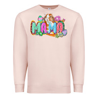 Pale Pink Western Mama Easter Premium Sweatshirt - CowGirlArtShop