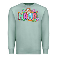 Seafoam Western Mama Easter Premium Sweatshirt - CowGirlArtShop