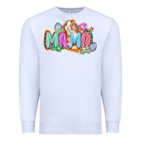 White Western Mama Easter Premium Sweatshirt - CowGirlArtShop