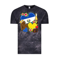 Cloud Black el salvador hearts Vintage Tee - NancyCooperArtShop