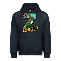 Navy farm life alphabet lowercase letters z Urban Hoodie - BundleAndBundleShop