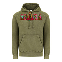 Vintage Olive abuela floral aztec leopard Vintage Hoodie - Jasminsmagicworld