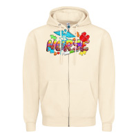 Sandshell Autism Nurse Zipper Hoodie - NancyCooperArtShop