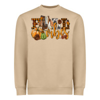 Mushroom Fall Vibes Boer Goat Heavyweight Sweatshirt - LillyAllenDesigns