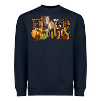 Navy Fall Vibes Boer Goat Heavyweight Sweatshirt - LillyAllenDesigns