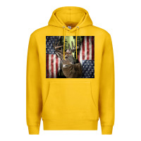Lemon usa deer hunting woods Premium Hoodie - CowGirlArtShop