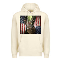 Sandshell usa deer hunting woods Premium Hoodie - CowGirlArtShop