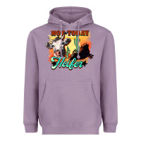 Lavender Not today Heifer Heavyweight Hoodie - HowdyJamesFarm