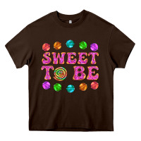 Chocolate Brown sweet to be candy Heavy Core Tee - AdoDesignShop