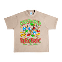 French Oak griswold electric christmas vacation Urban Heavy Tee - MaliasSmallBusiness
