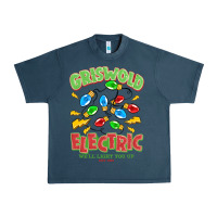 Midnight Navy griswold electric christmas vacation Urban Heavy Tee - MaliasSmallBusiness
