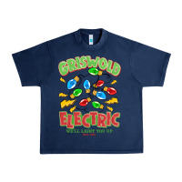 Navy griswold electric christmas vacation Urban Heavy Tee - MaliasSmallBusiness