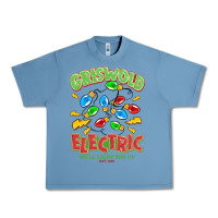 Pebble Blue griswold electric christmas vacation Urban Heavy Tee - MaliasSmallBusiness