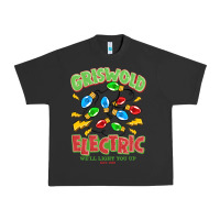 Pigment Black griswold electric christmas vacation Urban Heavy Tee - MaliasSmallBusiness