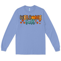 Colony Blue Welcome Fall Long Sleeve Tee - RanaPortraitStore