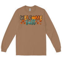 Toasted Coconut Welcome Fall Long Sleeve Tee - RanaPortraitStore