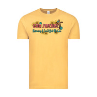 Vintage Mustard god fidence Vintage Tee - MaliasSmallBusiness