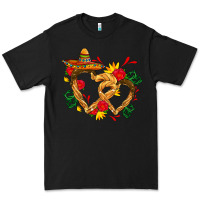 Black Churros with love and sombrero Premium Tee - AdoDesignShop
