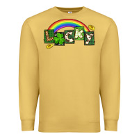 Antique Gold Lucky St. Patrick's Day Premium Sweatshirt - CowGirlArtShop