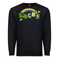 Black Lucky St. Patrick's Day Premium Sweatshirt - CowGirlArtShop