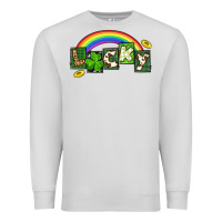Dove Grey Lucky St. Patrick's Day Premium Sweatshirt - CowGirlArtShop