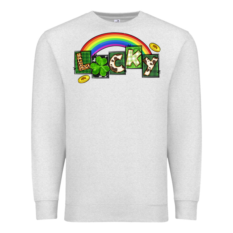 Lucky St. Patrick's Day Premium Sweatshirt by CowGirlArtShop | Teevron