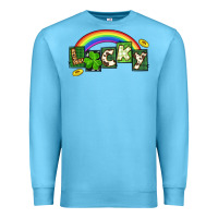 Ocean Blue Lucky St. Patrick's Day Premium Sweatshirt - CowGirlArtShop
