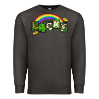 Smoke Lucky St. Patrick's Day Premium Sweatshirt - CowGirlArtShop