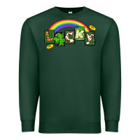 Sports Green Lucky St. Patrick's Day Premium Sweatshirt - CowGirlArtShop