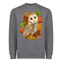Storm Fall Owl Heavyweight Sweatshirt - LillyAllenDesigns