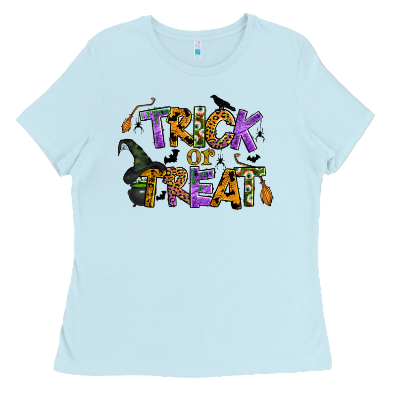 Trick Or Treat Ladies Tee by BundleAndBundleShop | Teevron