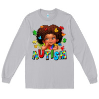 Moon Dust autism afro girl Long Sleeve Tee - LillyAllenDesigns