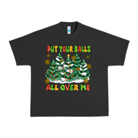 Pigment Black put your balls all over me Urban Heavy Tee - MaliasSmallBusiness