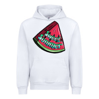 White sweet summer watermelon 1 Urban Hoodie - BundleAndBundleShop