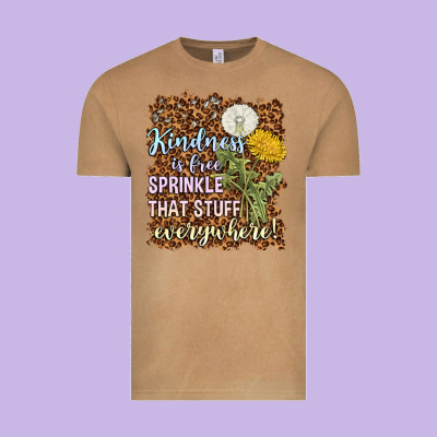 Kindness Is Free Sprinkle Vintage Tee Designed By Nancycooperartshop