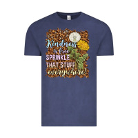 Vintage Denim kindness is free sprinkle Vintage Tee - NancyCooperArtShop