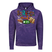 Cloud Purple service mode on woman version Vintage Hoodie - NancyCooperArtShop