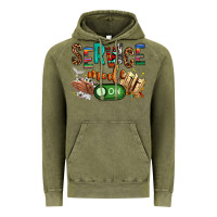 Vintage Olive service mode on woman version Vintage Hoodie - NancyCooperArtShop