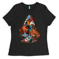 Black arrowhead rodeo Ladies Tee - JahusDesignShop