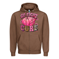 Chestnut go fight cure pumpkin Zipper Hoodie - texasbilliewilder
